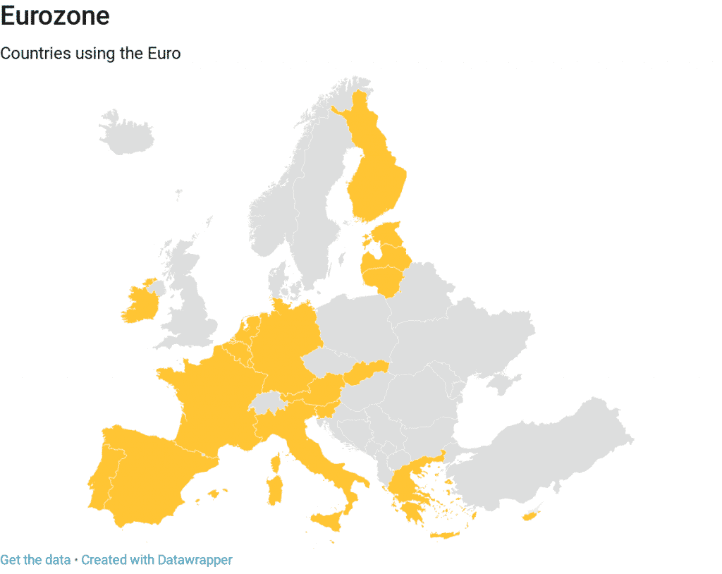 countries in the eurozone