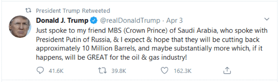 President Trump Tweet
